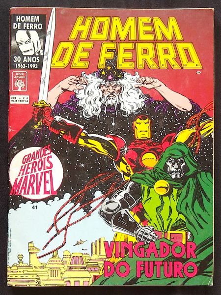 GRANDES HERÓIS MARVEL - 1ª SERIE n° 041 - HOMEM DE FERRO