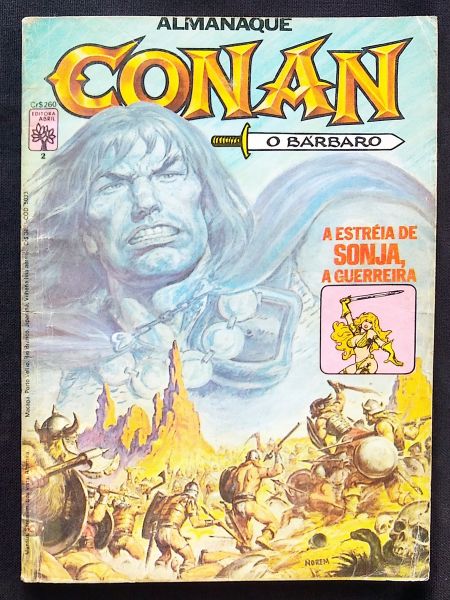 ALMANAQUE CONAN, O BARBARO 1ª SERIE n° 02