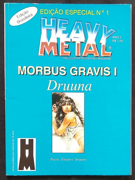 HEAVY METAL ESPECIAL - DRUUNA - Volumes 1 ao 4 - Completo