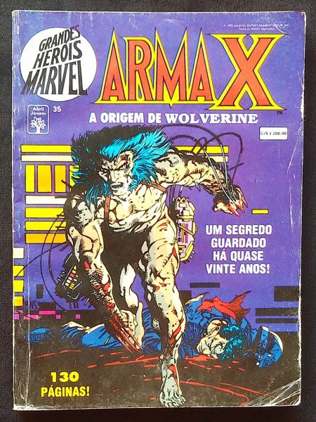 GRANDES HEROIS MARVEL - 1ª SERIE n° 035 - ARMA X