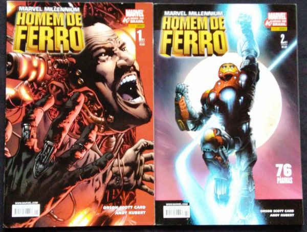 HOMEM DE FERRO -  Marvel Millennium n° 1 ao 2 - COMPLETA